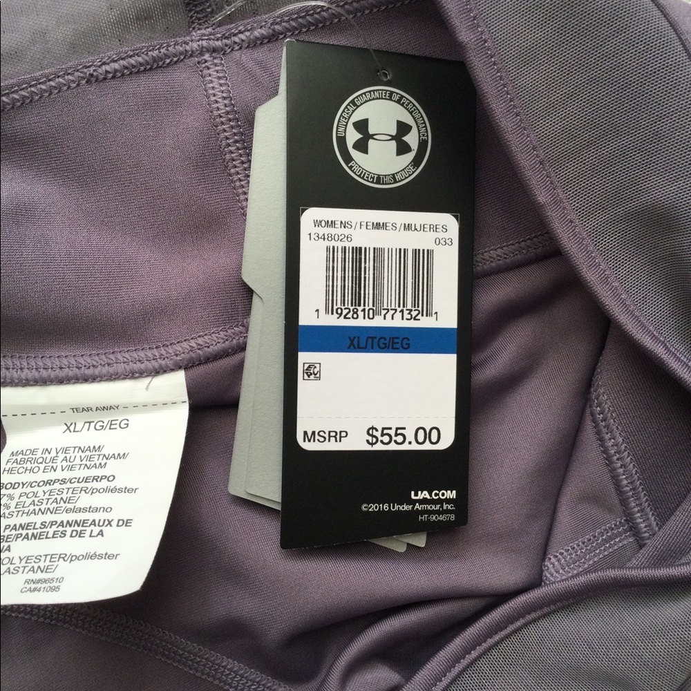 Under Armour Womens Heatgear Leggings Size XL - Picture 6 of 9